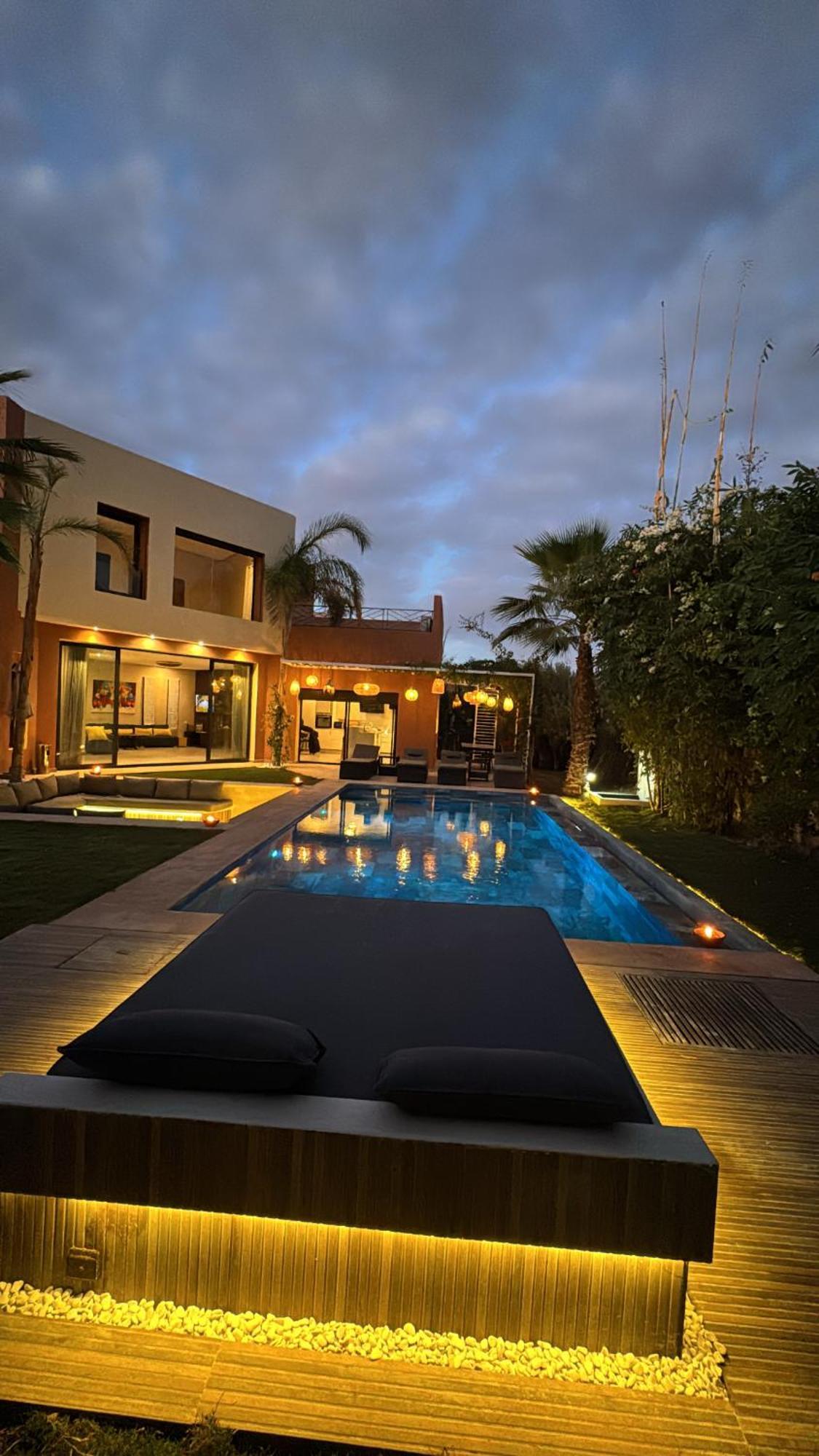 Villa Mattia Piscine Chauffee Sans Vis A Vis Marrakesh Exterior photo