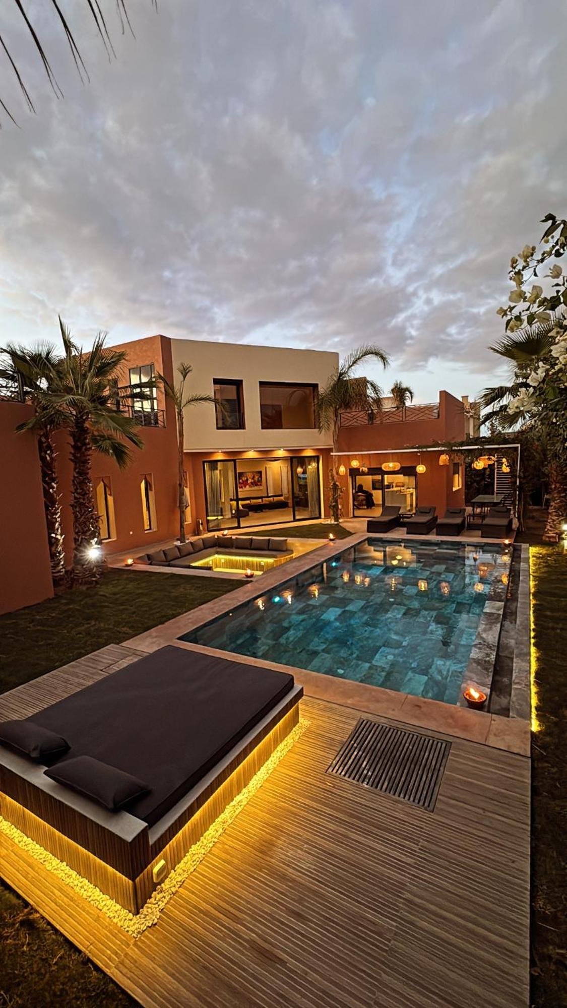 Villa Mattia Piscine Chauffee Sans Vis A Vis Marrakesh Exterior photo